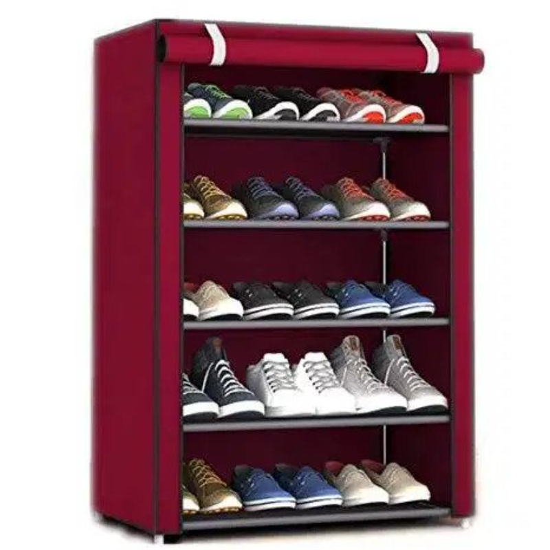 5 Layers Multifunction Portable Shoe Rack