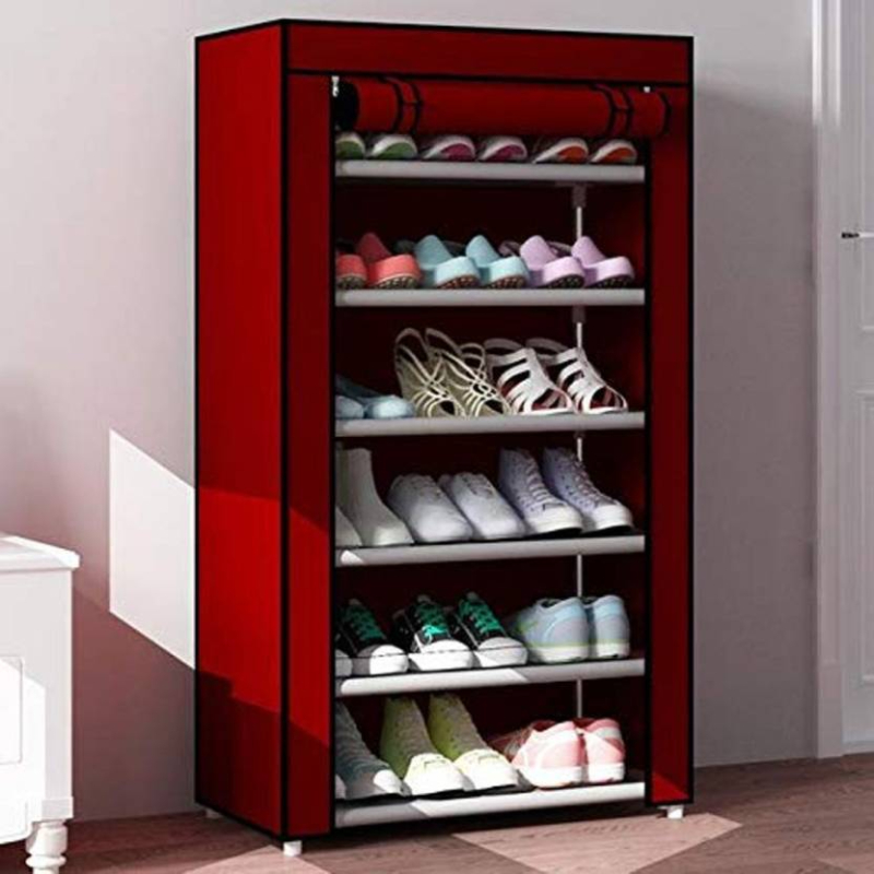 6 Layers Shoe Rack Organizer with Cover