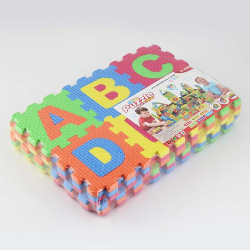 Kids Foam Play Mat, 26Pcs Alphabet & Letters, Puzzle Exercise EVA Foam Play Mat Floor Soft Playmat Tiles for Baby Children Kids Playing Crawling Pad Toys. Interlocking Tiles , 29x29cm