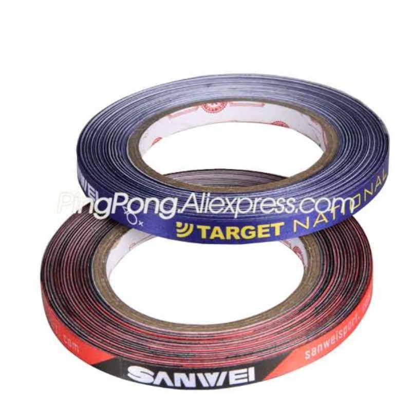 SANWEI Table Tennis Racket Edge Tape Side Protector Original (one racket tape only)