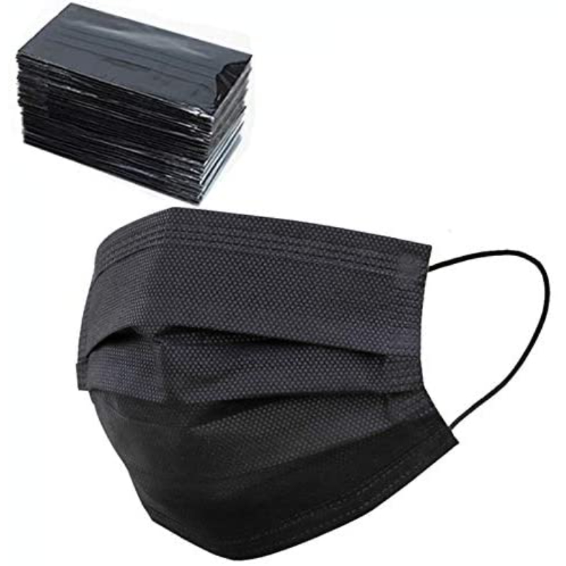 Surgical Face Mask Black / 70GSM Pack of 50