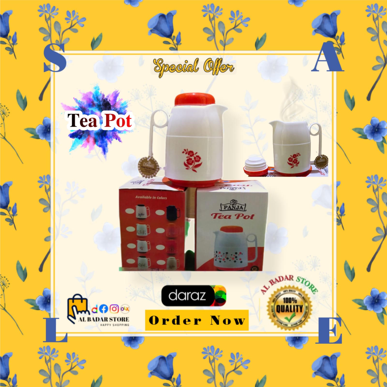 Tea pot kattle 0.3 Litter  /albadarstore / Tea Pot Letest Modal