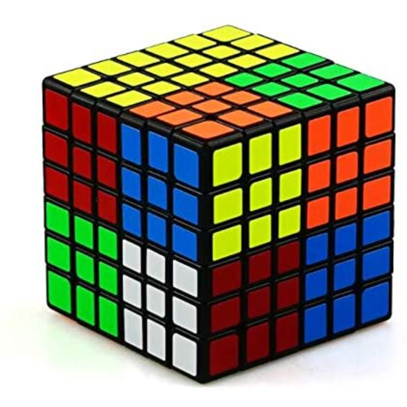 CuberSpeed Qifan W 6x6 Black Magic Cube MoFangGe MFG Qifan 6x6 Multicolor Mind Puzzle Rubik’s Magic Cube 100% Sticker less