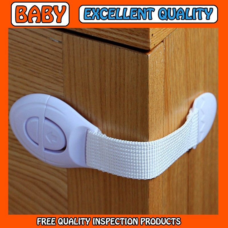 pack of 2 Practical Children Anti Open Drawer Lock Multifunction Baby Anti Pinch Hand Cabinet Lock Baby Safety Protection