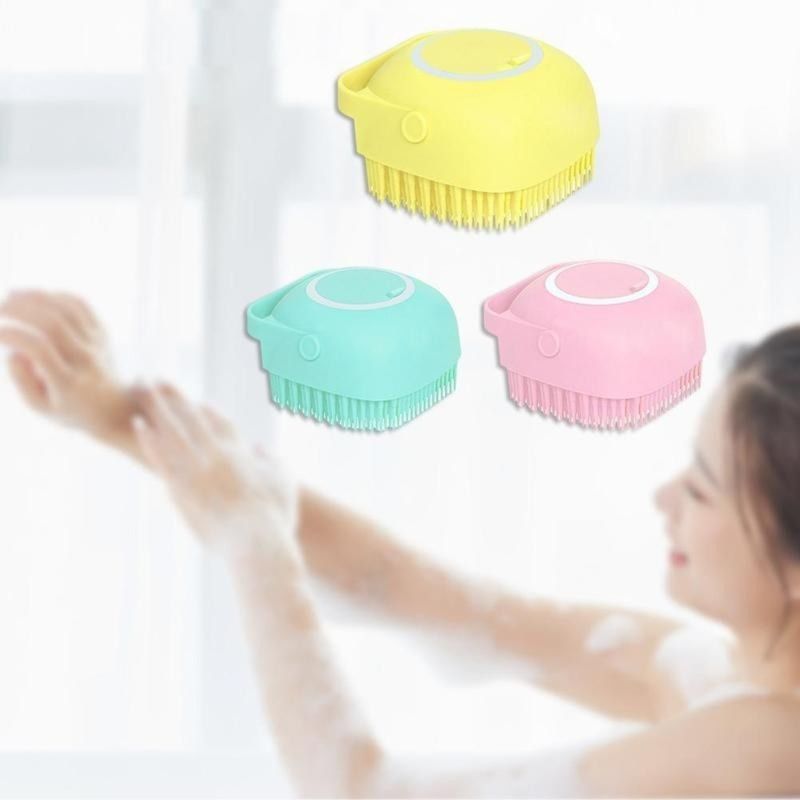 Pack of 3 Silicone Magic Bath Brush – Multicolor