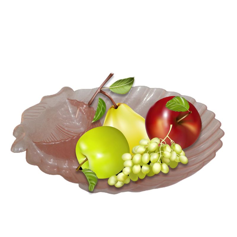 Shell Shaped Plastic Serving Dish - Multicolor