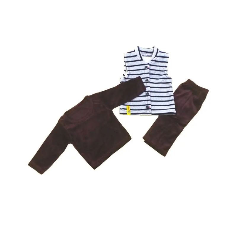 Dream soft velvet 3pc winter clothing set
