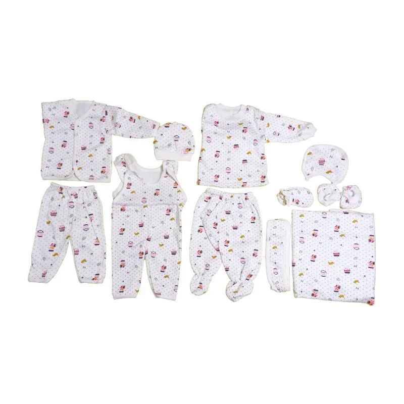 Winter comfort set pink and white

