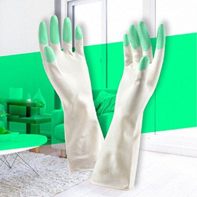 Dish washing Kitchen Glove, Long Sleeve Thin Latex Working, Painting, Gardening Gloves, Pet Care
