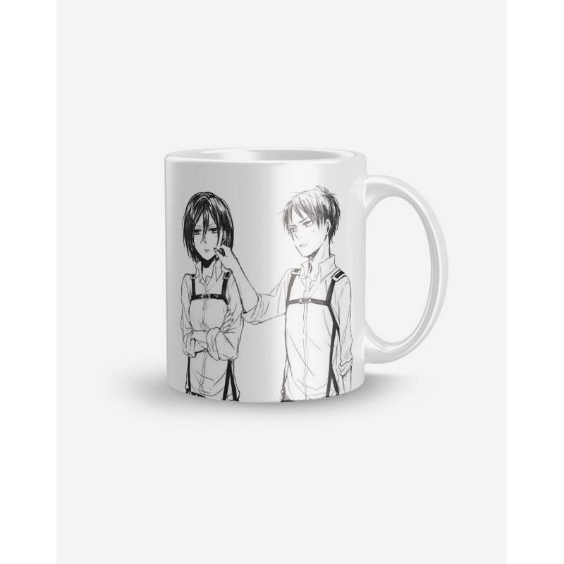 Attack On Titan Mikasaeren Love Anime  Ceramic Mug