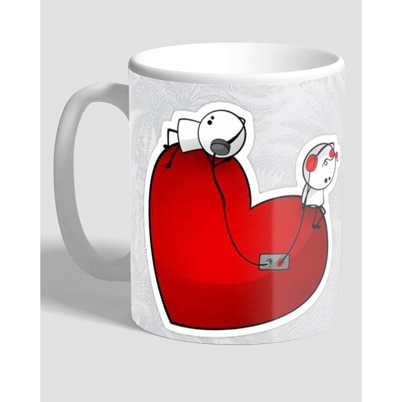 Heart Sound Ceramic Mug