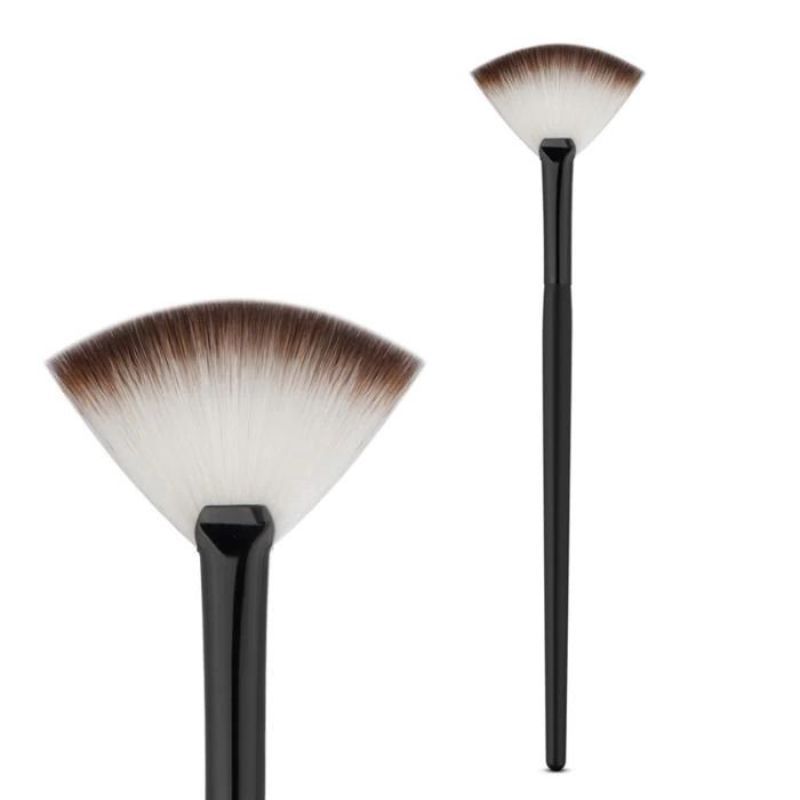 Slim Fan Shape Powder Concealer Blending Finishing Highlighter Highlighting Makeup Brush Nail Art Brush for Makeup