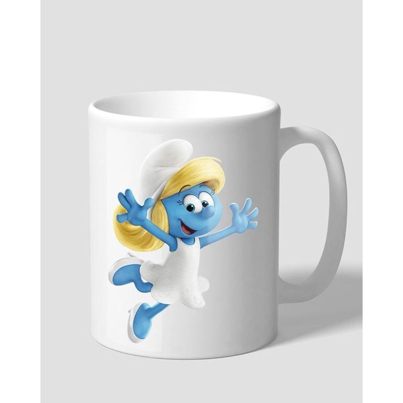 Smurfette in Happy Mood Ceramic Mug