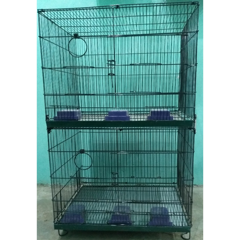 2 Portion Folding cage Best Quality size 2ftx1.5ftx1.5ft per portion