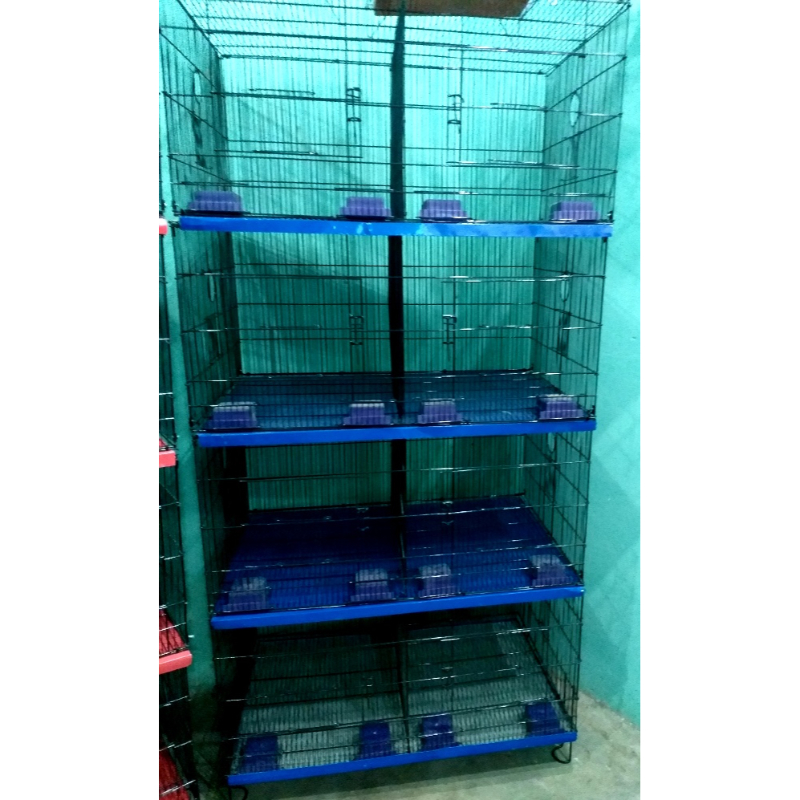 8 portion Folding Cage Best quality from Abdul Birds Multan Same as shown 1.5 ft x 2 ft x 1.5 ft