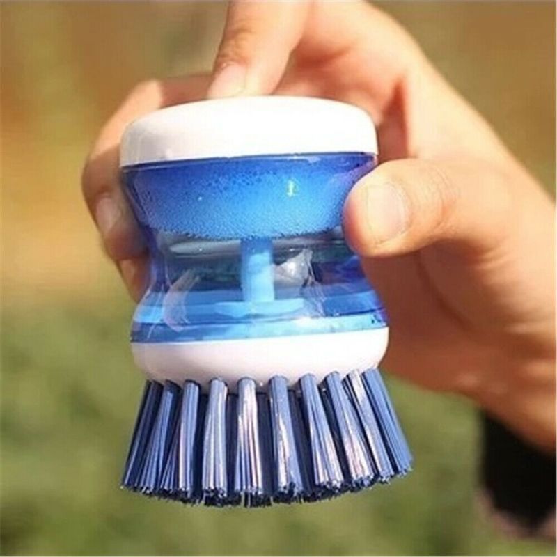 Dishwashing Brush Cleaning Liquid Can Be Added/Automatic Hydraulic Liquid Washing Brush Random color