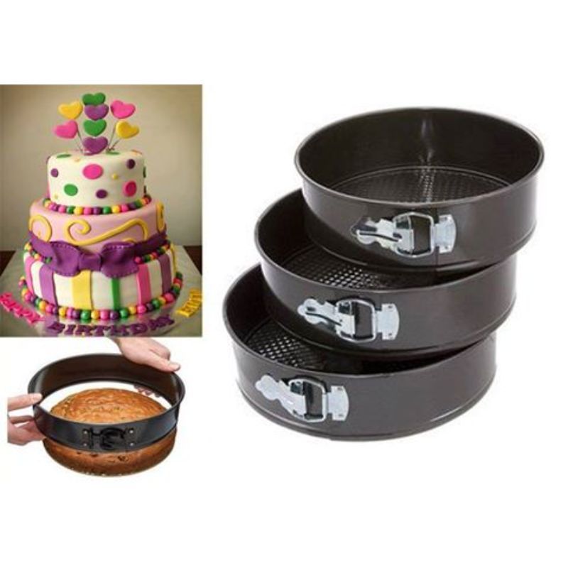 3pc round Shape cake mould set