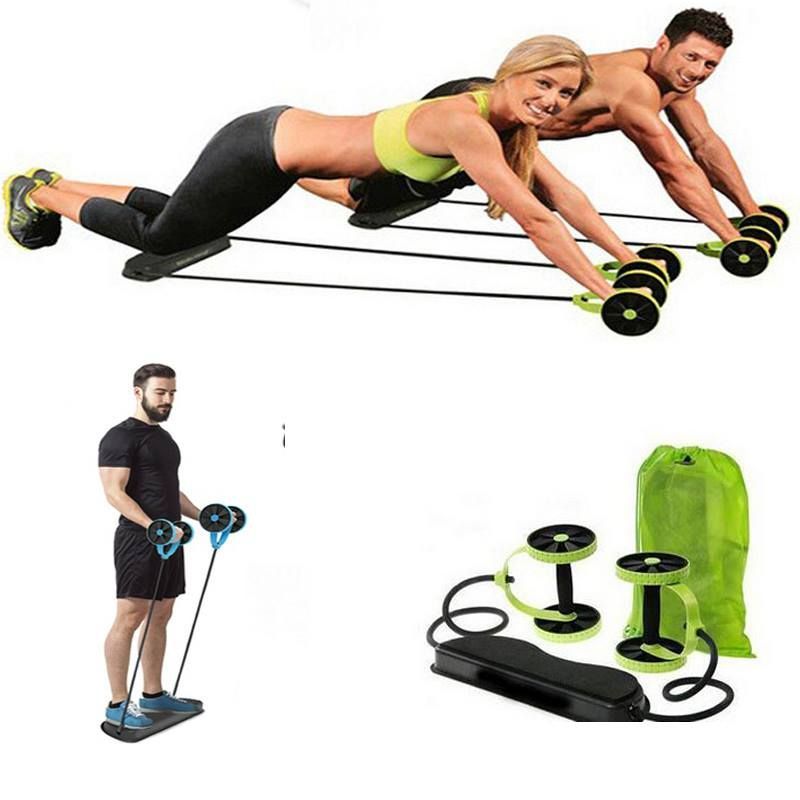 Foldable Revoflex Xtreme Rally multifunction pull rope wheeled health abdominal muscle training home fitness equipment