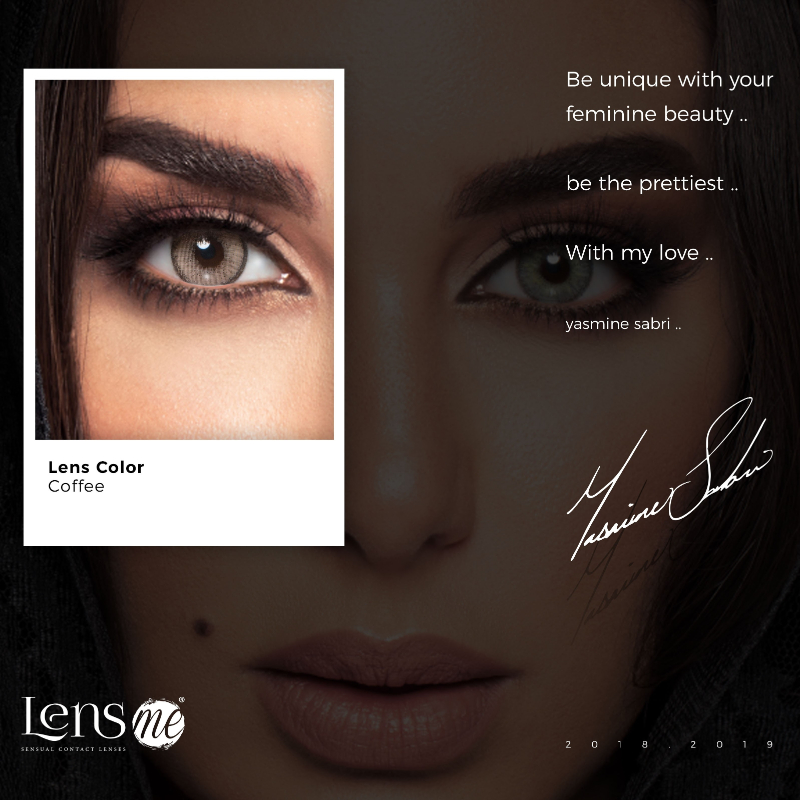 Lensme Caffe, Color Contact Lenses with Kit