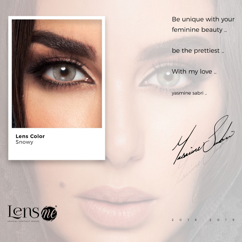 Lensme Snowy, Color Contact Lenses with Kit