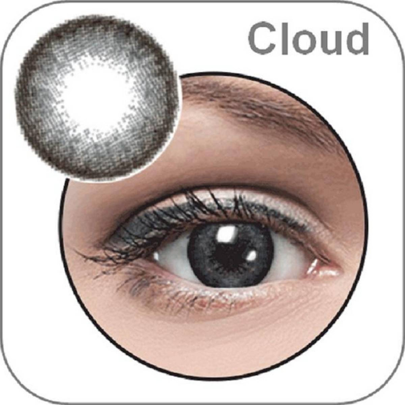 Color Contact Lenses Cloud Premium Quality Branded With Free Kit