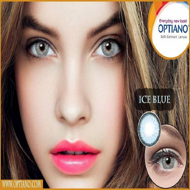 Color Contact Lenses Ice Blue Premium Quality Branded with Free Kit