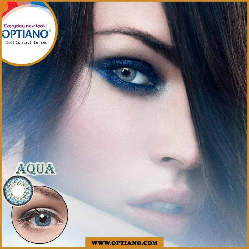 Color Contact Lenses Aqua Premium Quality Branded With Free Kit