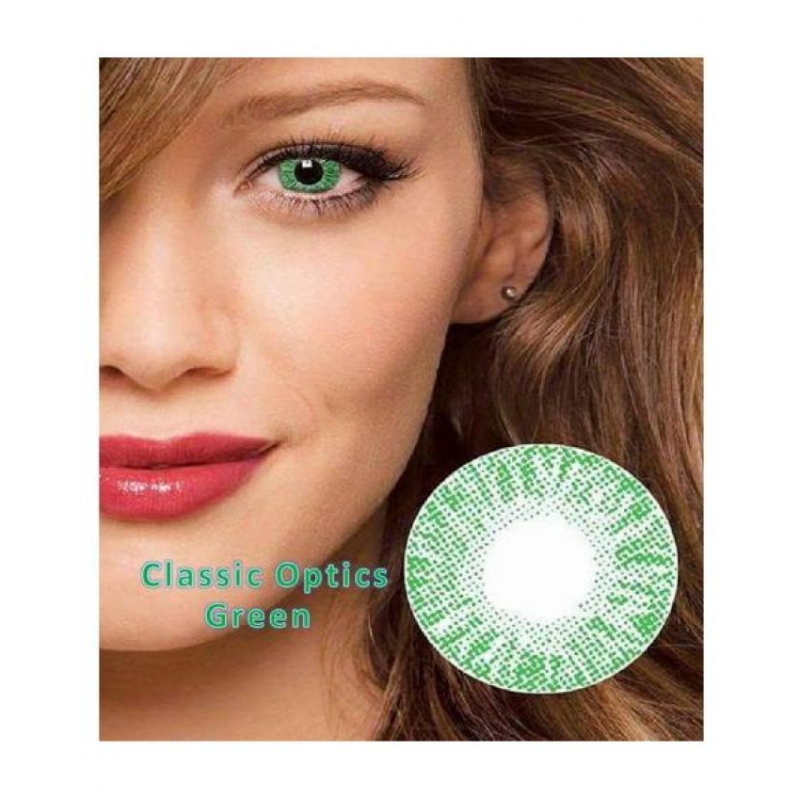 DAILY WEAR Green Single shade Contact Lenses-US Vision