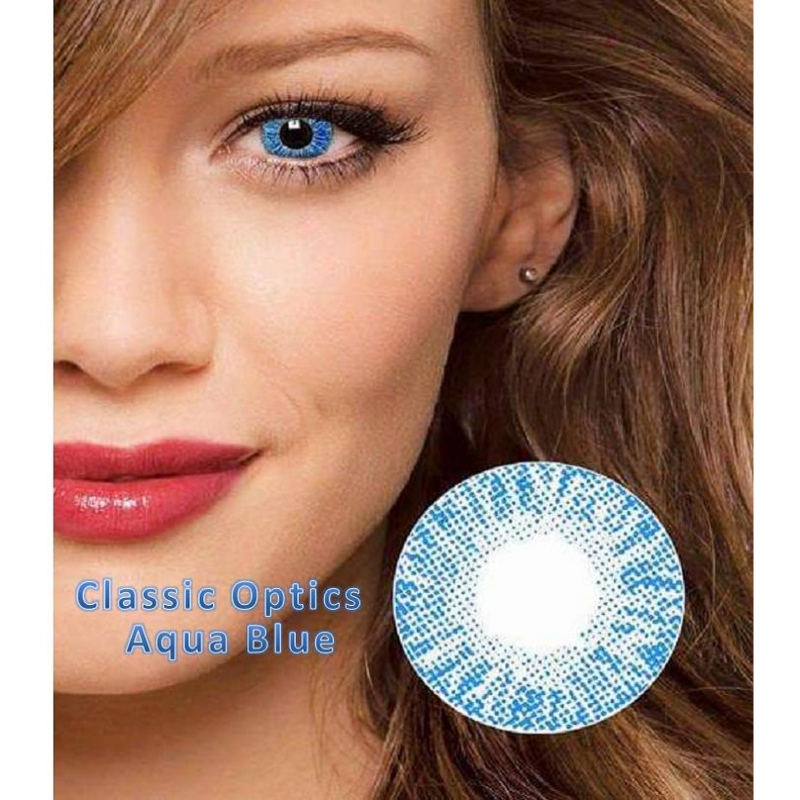 DAILY WEAR Aqua Blue Single shade Contact Lenses US Vision