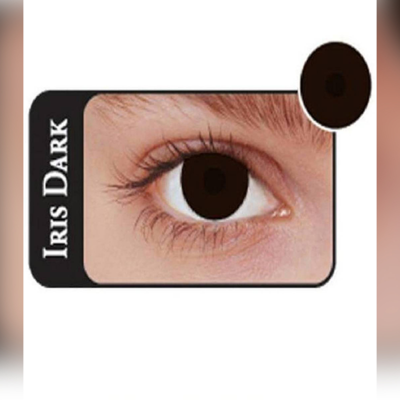 Lens for Damage Eye Extended Wear Iris Dark+Free Kit