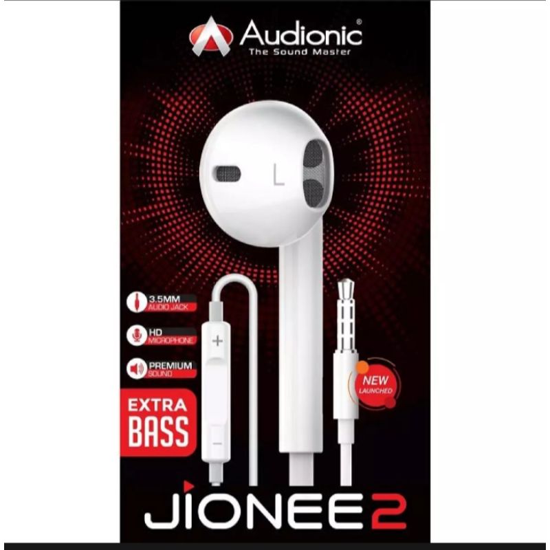 Audionic Jionee 2 / Jionee-2 Earphones Headphones New Design Branded / Gionee