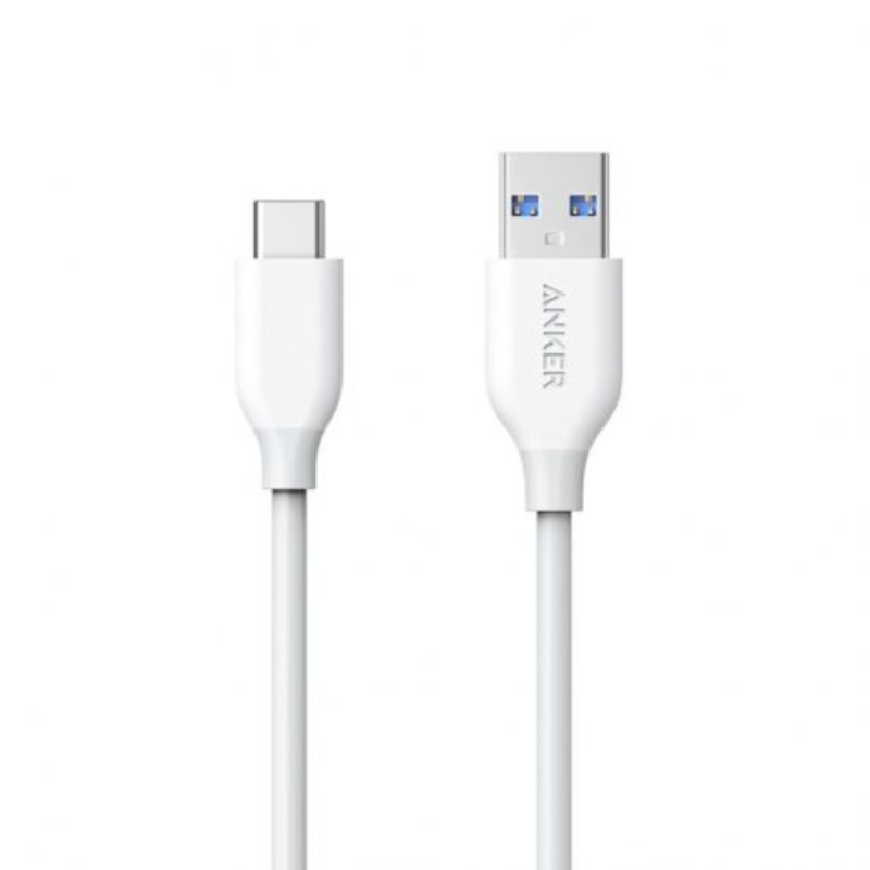 Anker PowerLine USB-C to USB-A 3.0 3FT- White – A8163H21