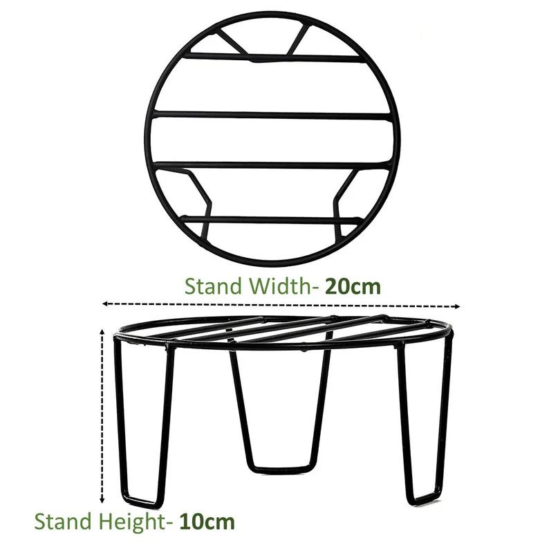 1 piece Metal Plant Stand, Strong Iron Flower Pot Holder, Modern Heavy Duty Plant Support Rack for Indoor Outdoor Balcony Garden Patio Balcony
