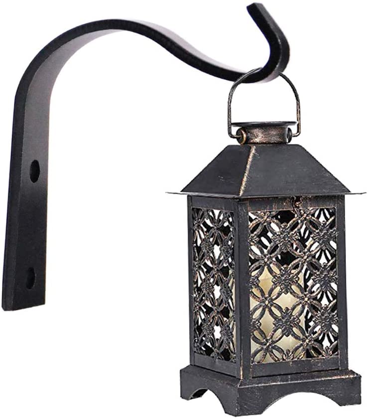 Iron decorative wall hooks bird feeder hanger bracket planters lanterns brackets indoor outdoor decoration
