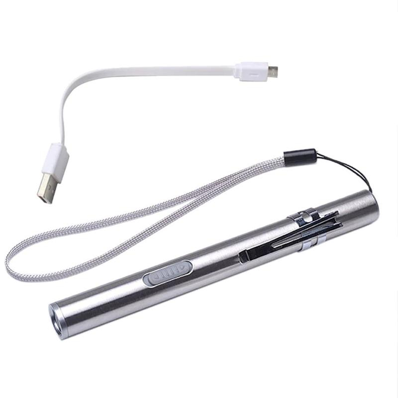 USB Portable Rechargeable LED Waterproof Flaslight