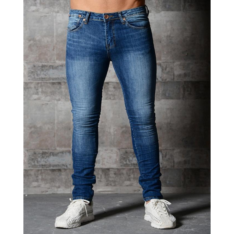 Skinny Stretch Vintage Stylish Denim Jeans For Men