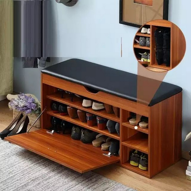 Wooden Shoe Organizer Rack / Cabinet
