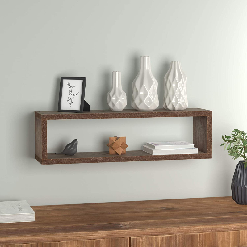 Wall Mount Floating Shelves | Rectangular Shape Book Shelves | Decorative Shelves