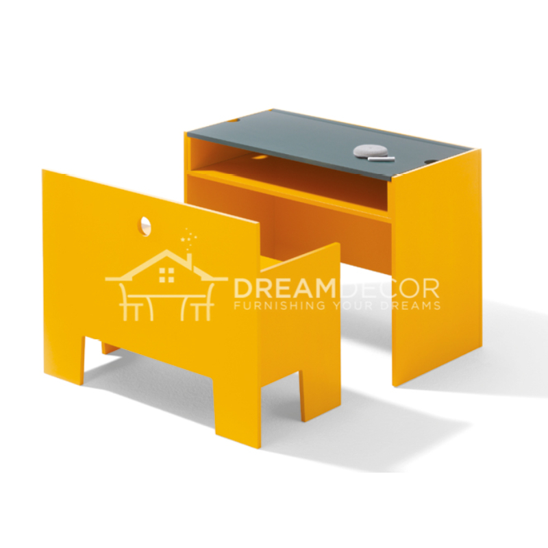 Wonder Box Kids Table & Bench | Wooden Kids Study Table with Seat | DreamDecorPK