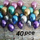 Matalic baloon multi color 40 pce