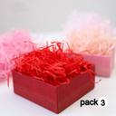  pack 3 red color