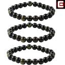 Men Bracelet Pack of (Black+Black+Black)