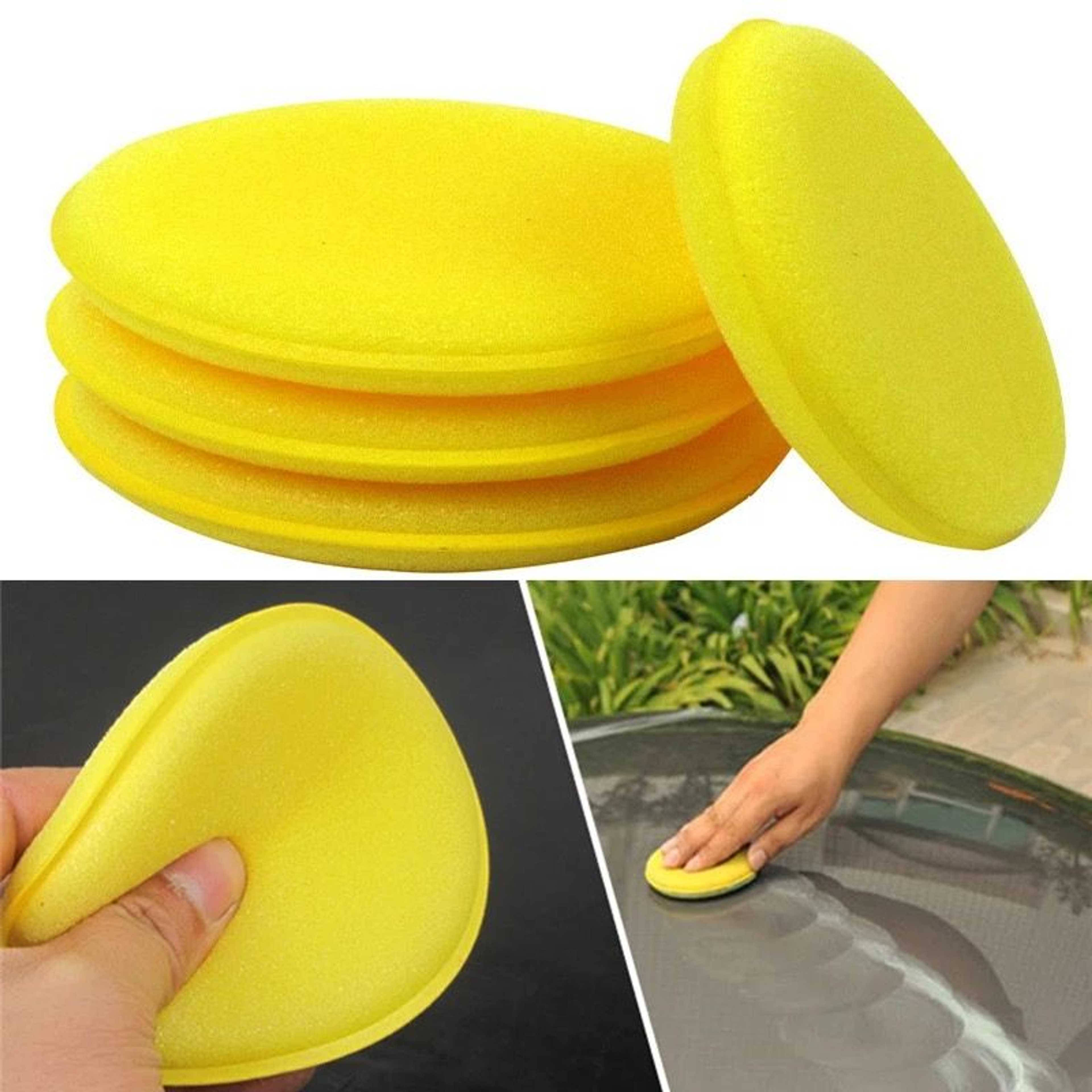 6 Pcs Foam Sponge Applicator Pads for Clean Cars Polish Wax