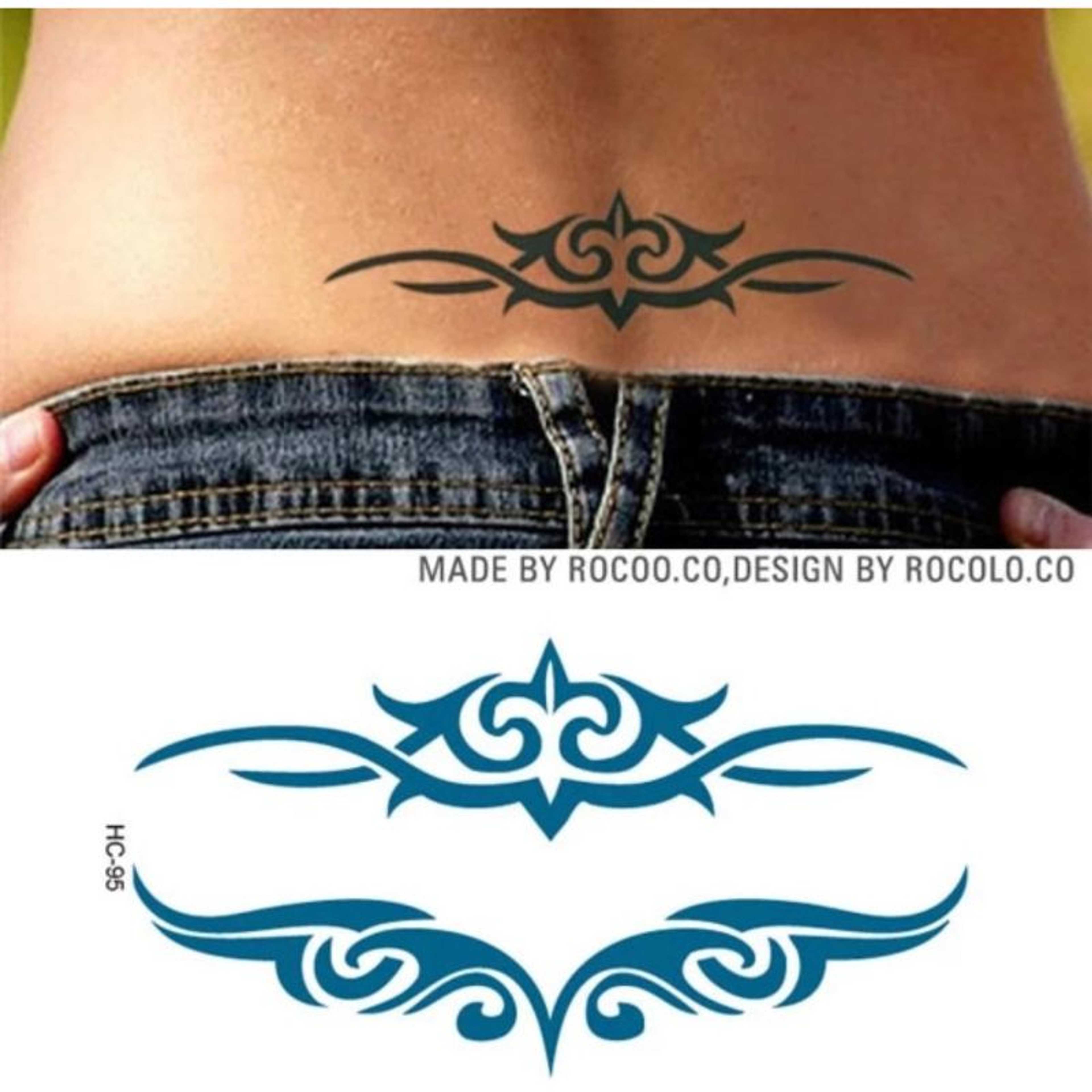 Waist Shoulder Temporary Tattoo Water Proof Tattoo Body Tattoo