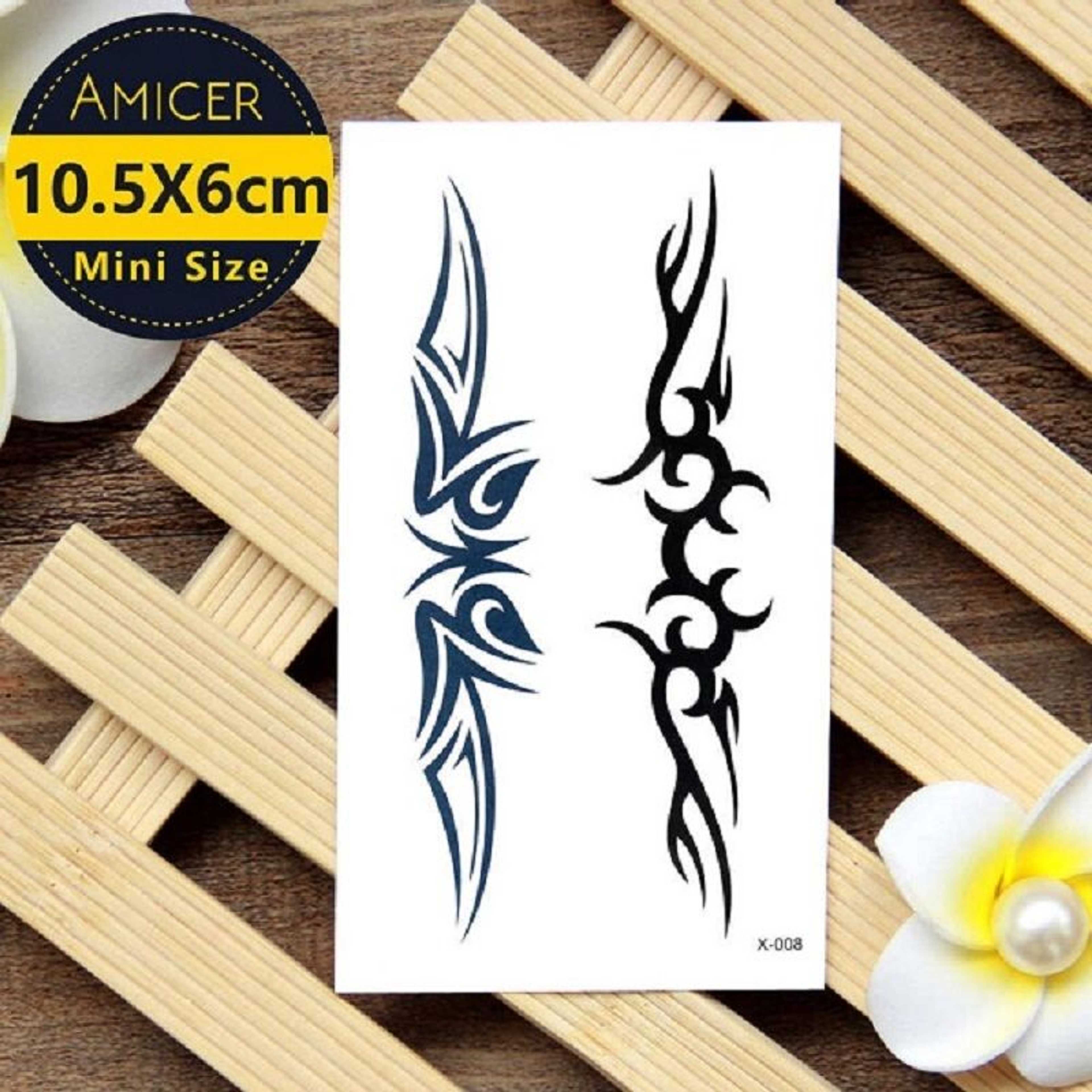 Angel Wing Design Temporary Body Tattoo