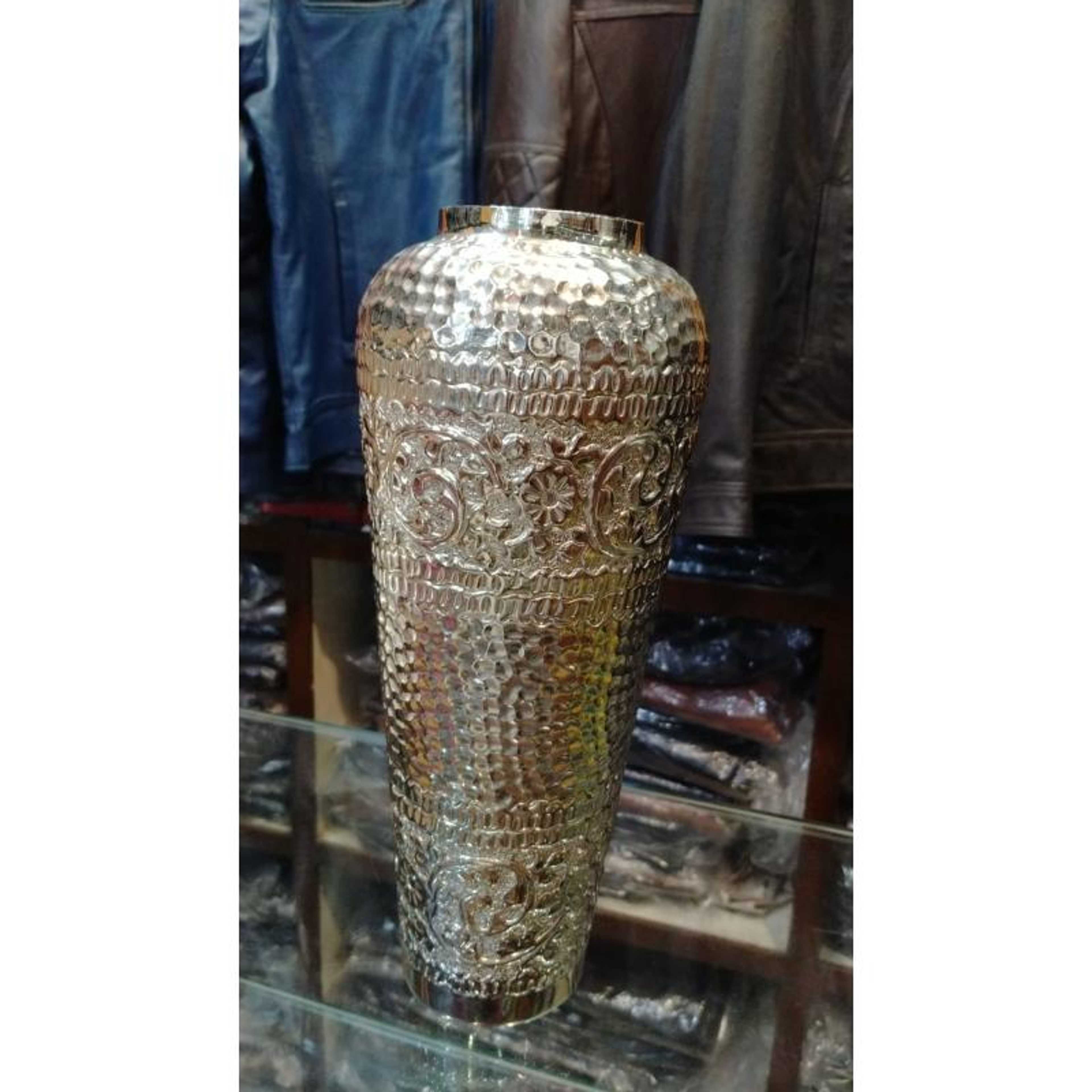 Silver Vase Taneez Quality 12 & 16 inches