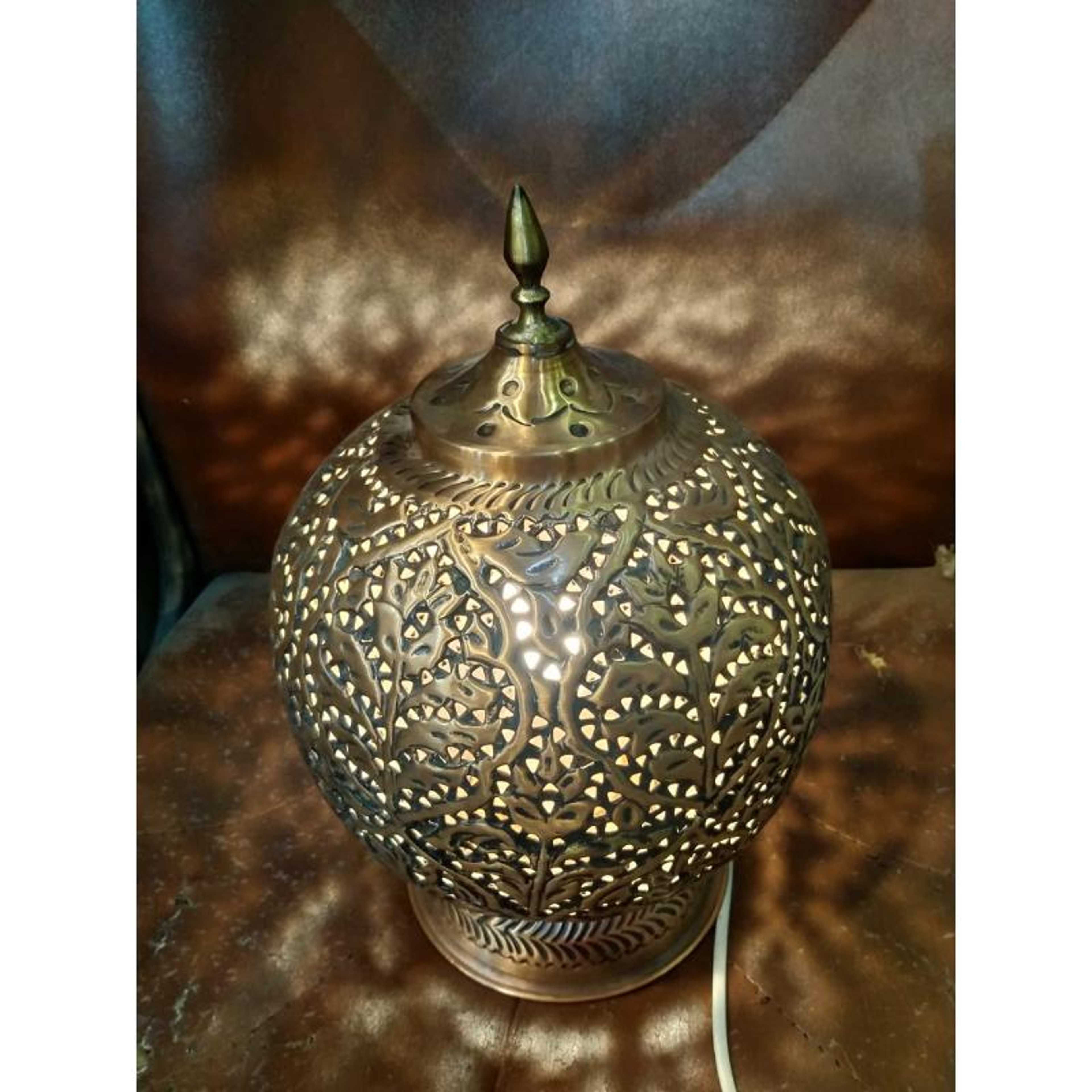 Antique Copper Lamp without shade