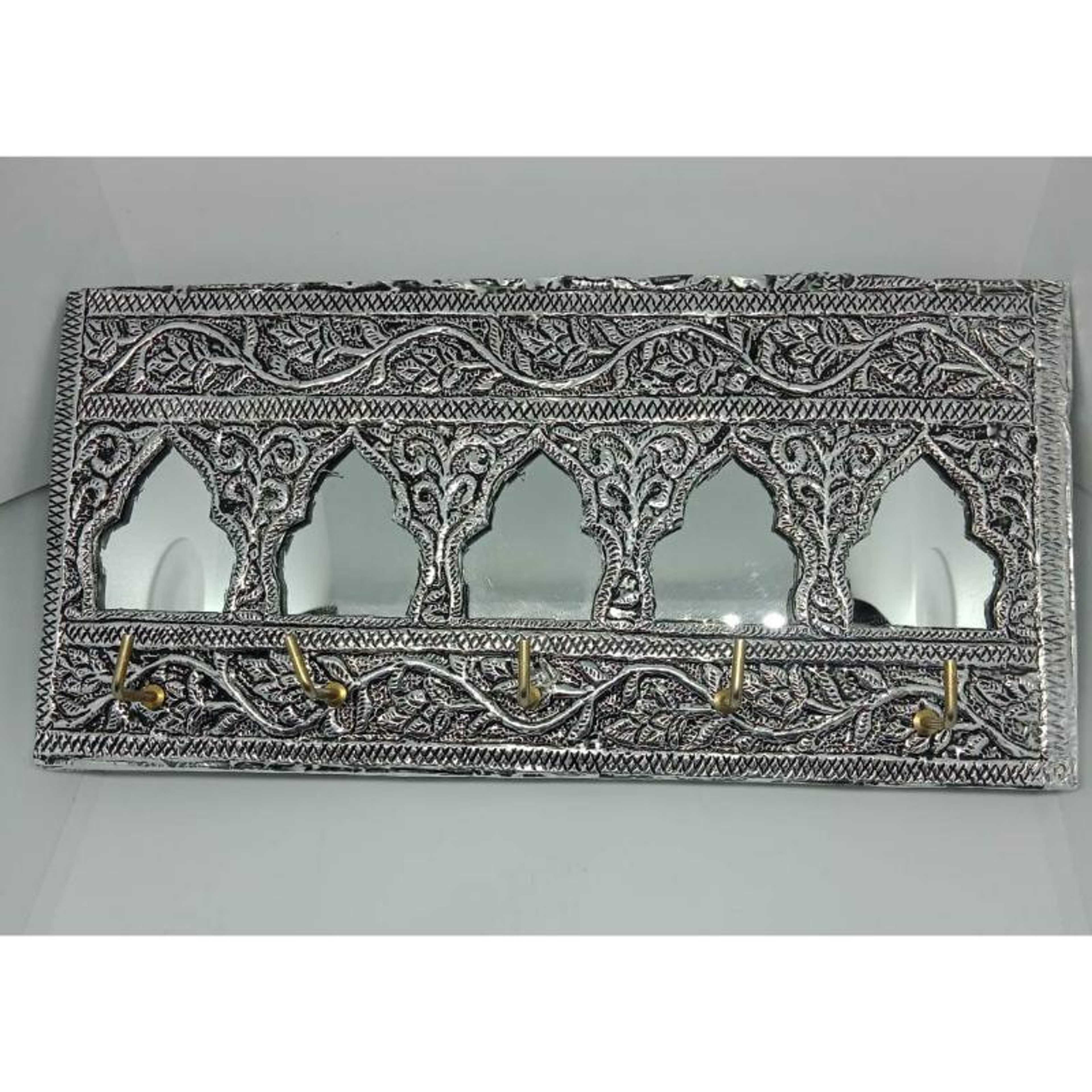 Silver Aluminium Handmade Key Holder / Home decor / handicrafts