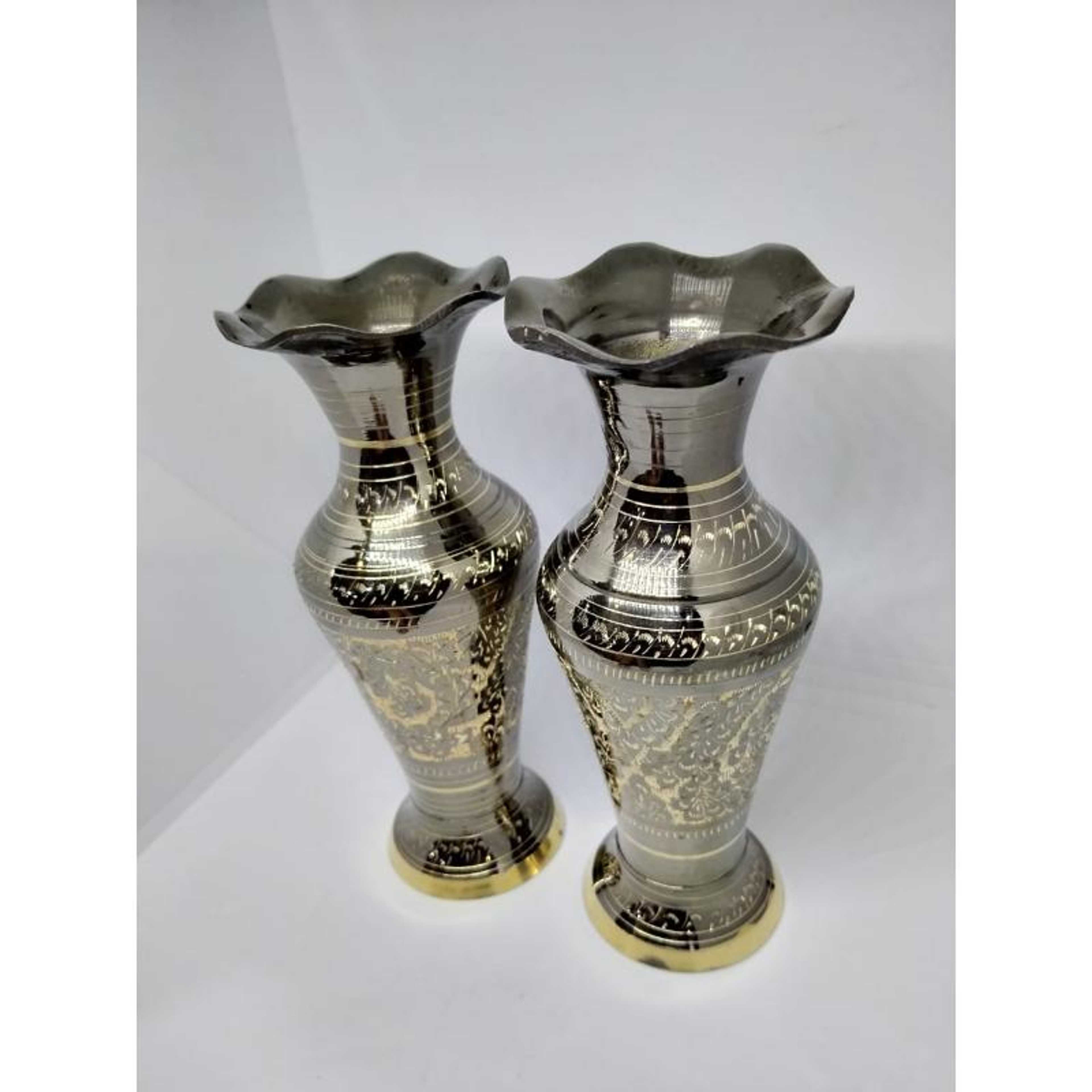 Kashmiri Handmade Brass Vase