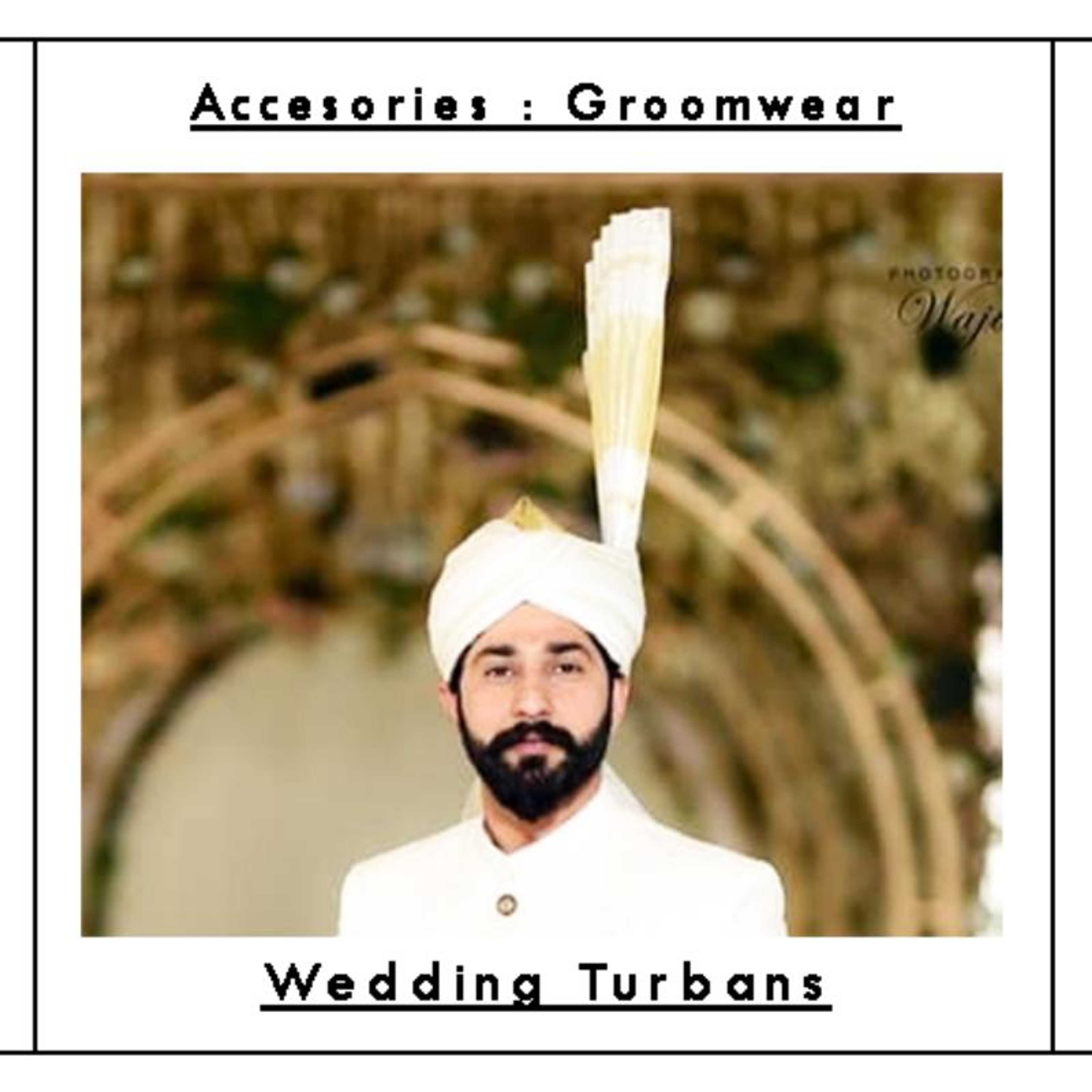 (AK – 009) Groom Kulla - Wedding Turbans for Grooms